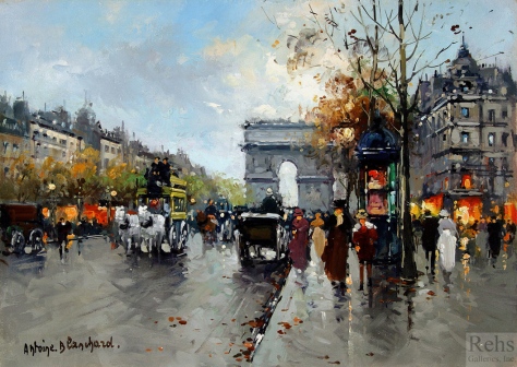 Champs Elysees - Artist: Antoine Blanchard 